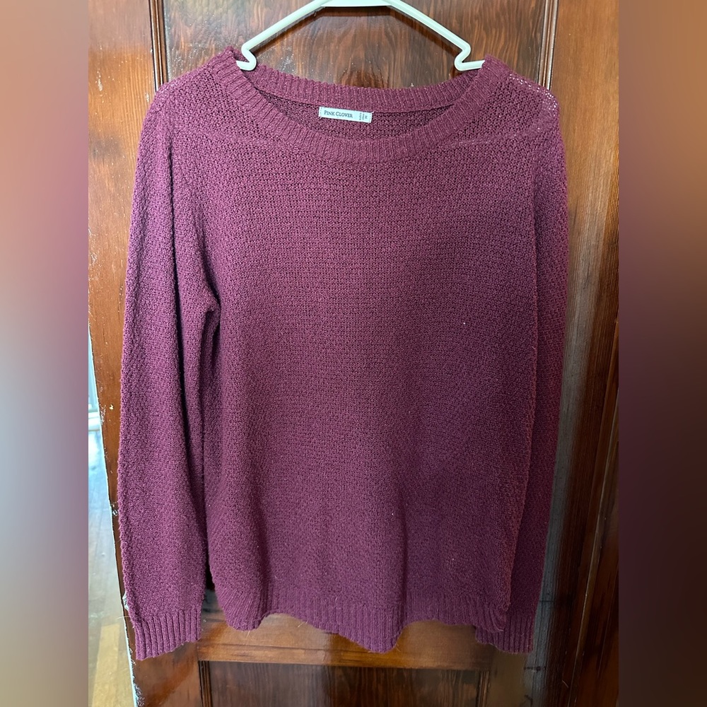 Pink Clover Sweater
